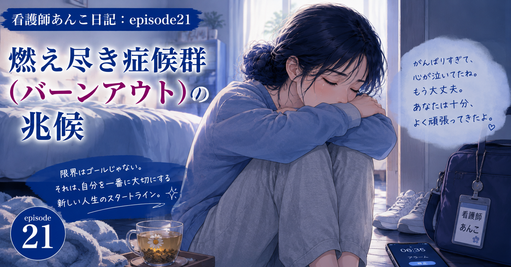 仕事に行こうとしたら涙が止まらない。看護師8年目で気づいた「限界のサイン」