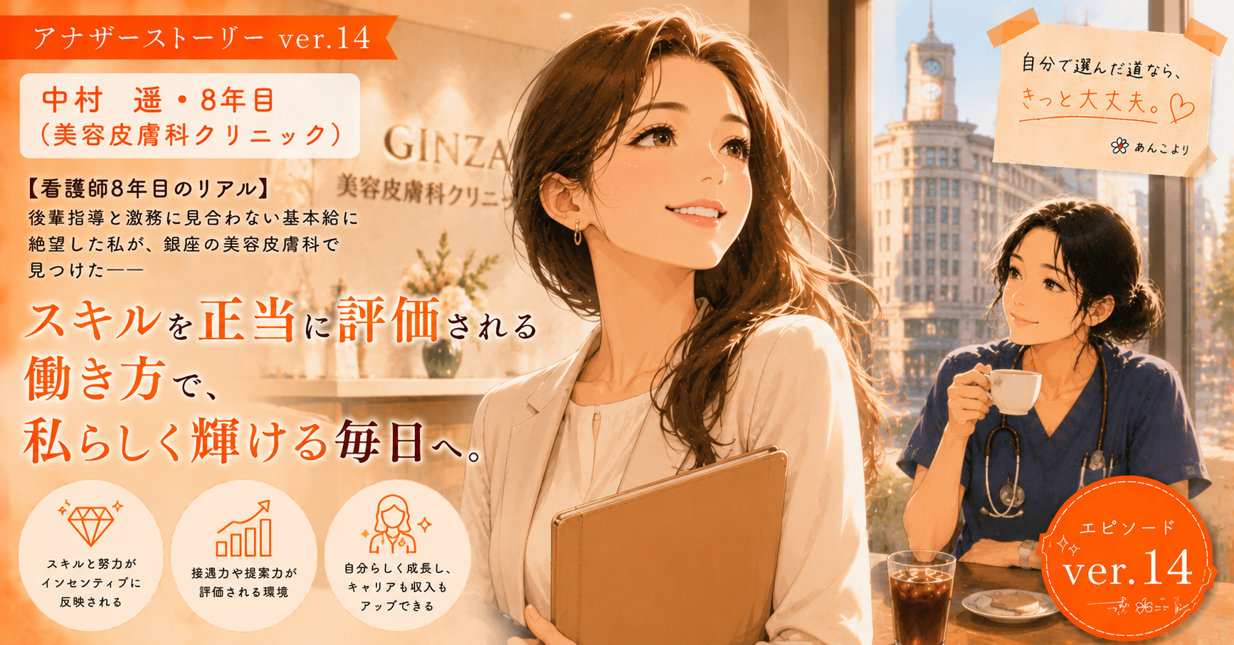 アナザーストーリーver.14｜後輩指導と激務に見合わない基本給に絶望した私が見つけたスキルを正当に評価される働き方で、私らしく輝ける毎日へ